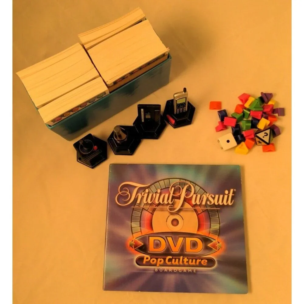 Parker Brothers Trivial Pursuit DVD‎ Pop Culture Family Board Game Complete 2003